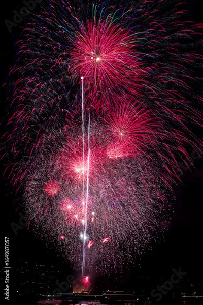 Obraz fireworks over Seattle