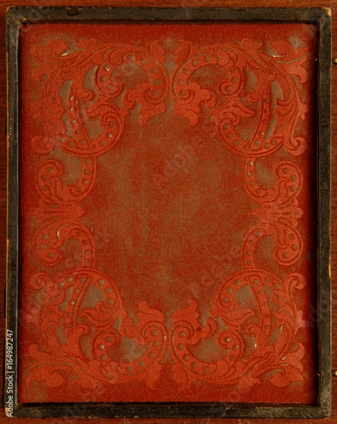 Obraz Antique tintype photo frame, late eighteenth early nineteenth century.