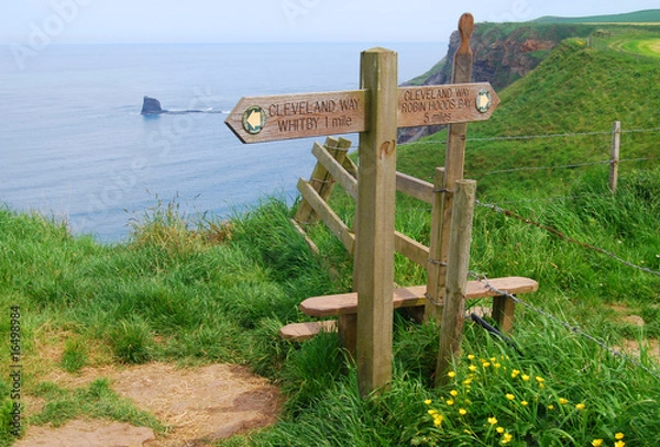 Obraz Cleveland Way signpost