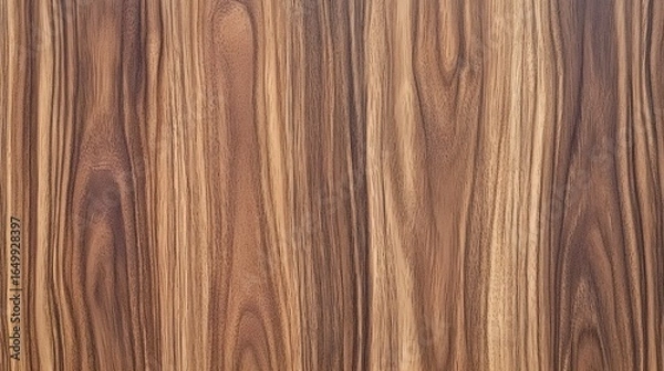 Fototapeta Weathered teak wood with a straight grain and dry worn texture
