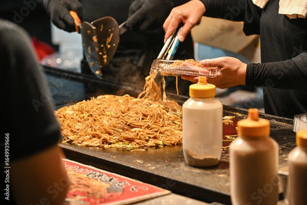 Obraz 夏祭りの屋台イメージ・やきそば