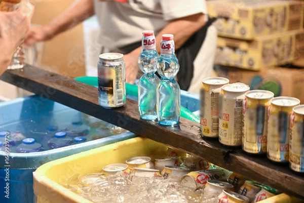 Obraz 夏祭りの屋台イメージ・ドリンク