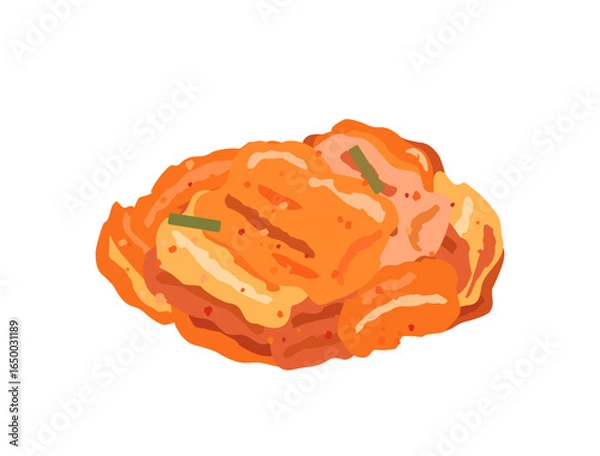 Obraz キムチをイメージしたイラスト