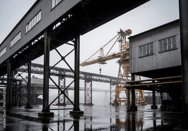 Obraz 工場と産業施設の風景コレクション