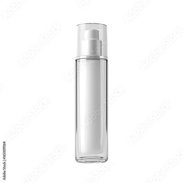 Obraz Elegant Skincare Dispenser: A sleek, minimalist skincare dispenser, designed for dispensing lotions or serums, offering a modern aesthetic for beauty and wellness.
