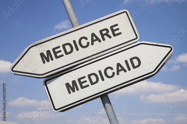 Obraz Medicare vs. Medicaid