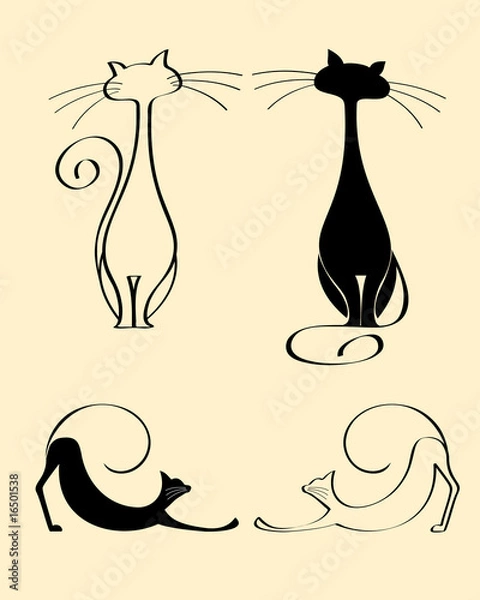 Fototapeta Cats. In my portfolio you'll find images of the same series