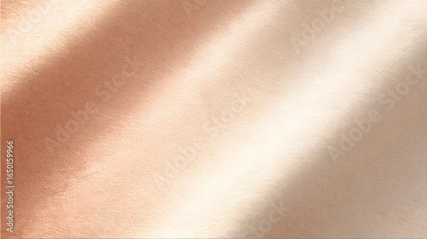 Fototapeta Luxurious Rose Gold Copper Metallic Gradient Texture Background with Shimmering Waves