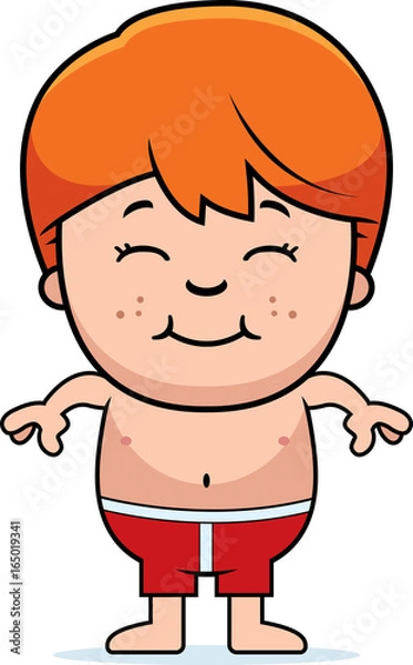 Obraz Boy in Swimsuit