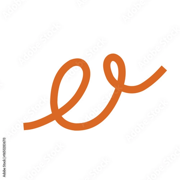 Fototapeta Element organic doodle shape 