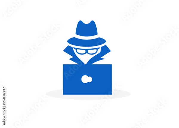 Obraz Sign and symbol icon: Data breach is the unauthorized access or exposure of sensitive, confidential, or private information.