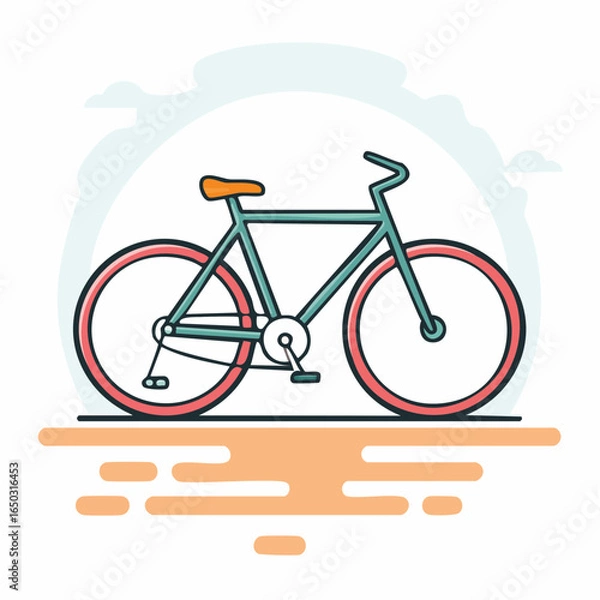 Obraz Bicycle Vector Icon