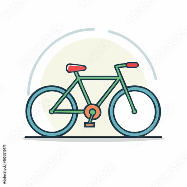 Obraz Bicycle Vector Icon