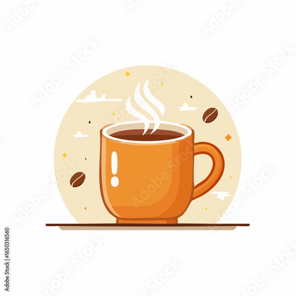 Obraz Coffee Mug Vector Icon