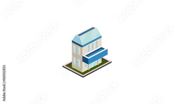 Obraz Isometric_Building