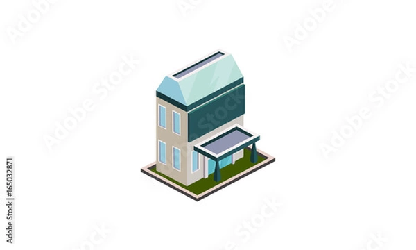 Obraz Isometric_Building
