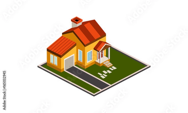 Obraz Isometric_Building