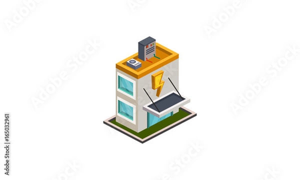 Obraz Isometric_Building