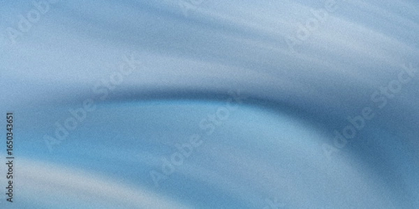 Fototapeta A serene abstract texture features a smooth, blue gradient with a grainy surface, creating a calming and dreamy background pattern