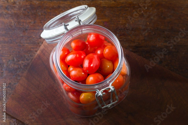 Obraz Jar with cherry Tomato