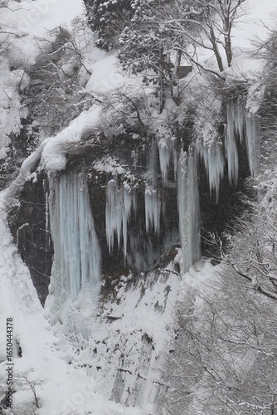 Obraz 凍てつく滝