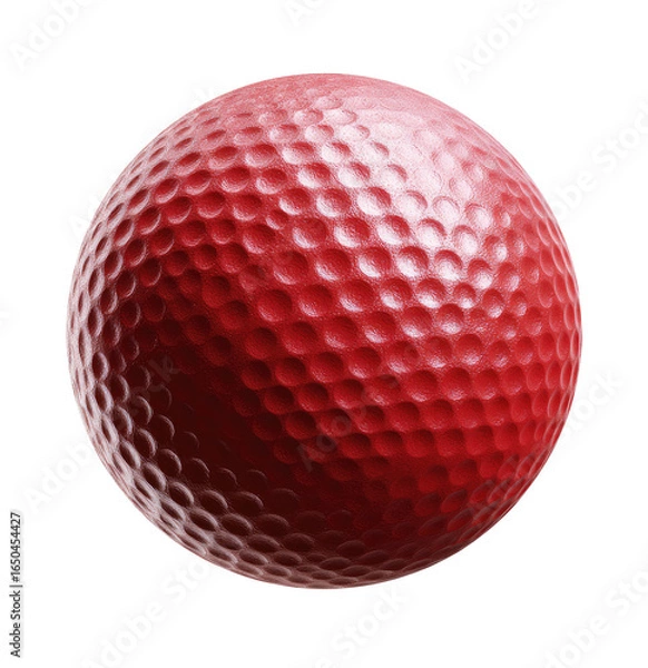 Obraz Close-up of a bright red golf ball