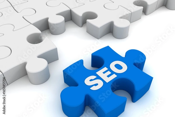Fototapeta SEO, search engine optimization word cloud Organic Growth Concept