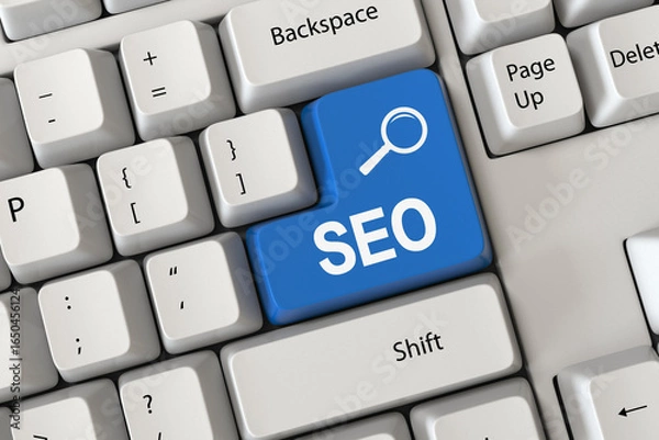 Fototapeta Seo search engine optimization digital marketing and internet technology concept 