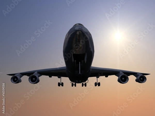 Obraz B747 Sunrise