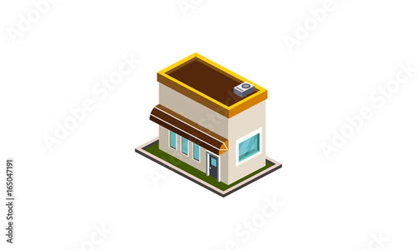 Obraz Isometric_Building