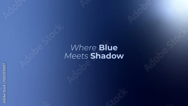 Obraz abstract dark blue gradient background for landing page