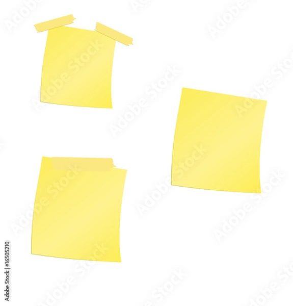 Fototapeta post it scotché ou pas