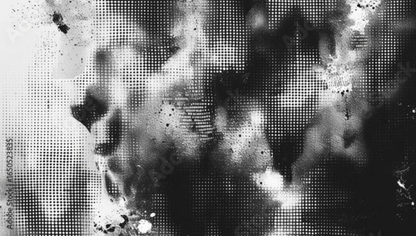 Obraz  Abstract Horror Portrait