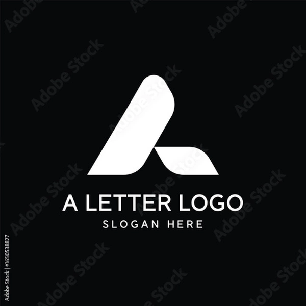 Obraz A letter logo Design Graphic Vector