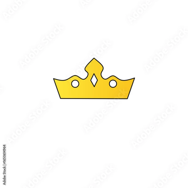 Obraz Silhouette crown collection