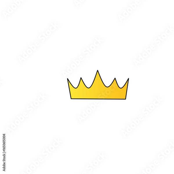 Obraz Silhouette crown collection