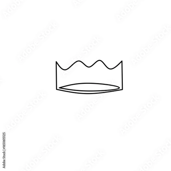 Obraz Silhouette crown collection