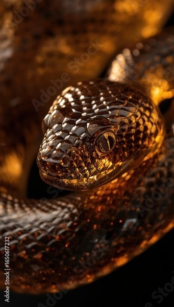 Fototapeta Golden Serpent