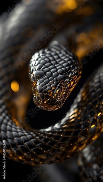 Fototapeta Golden Serpent