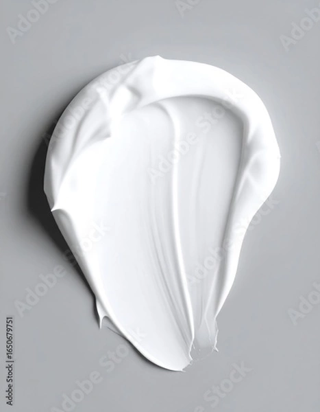 Obraz Smooth white cream texture