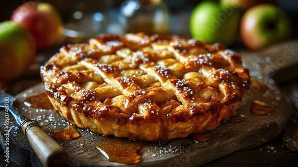 Fototapeta delicious apple pie
