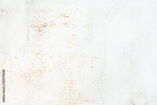 Obraz White rusty metal texture