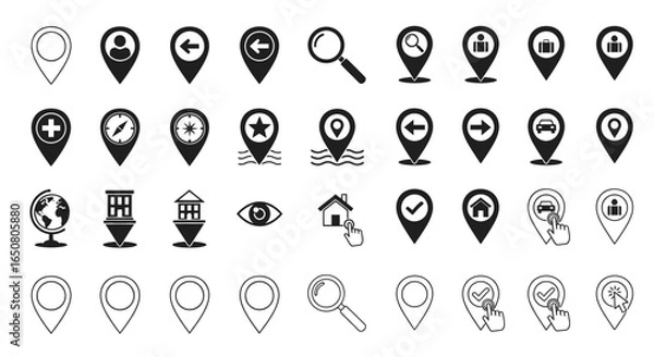 Fototapeta set of vector alphabet