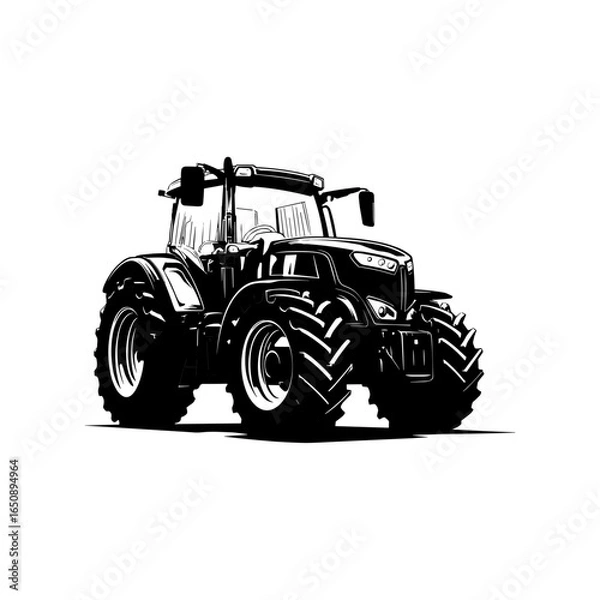 Fototapeta Traktor Vector