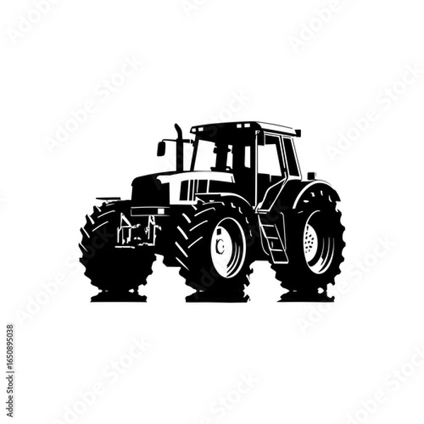 Fototapeta Traktor Vector