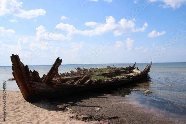 Obraz boat on the beach