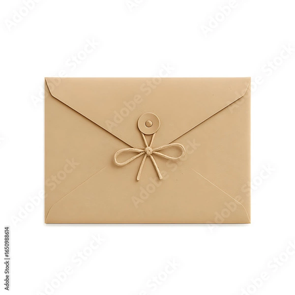 Fototapeta envelope with stamp