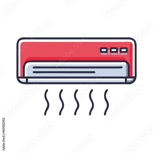 Obraz Air Conditioner Cooling Device Icon