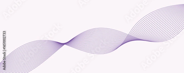 Fototapeta abstract purple wave background