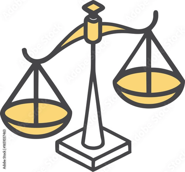 Obraz scales of justice